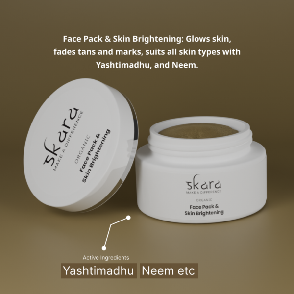 Organic Face Pack & Skin Brightening - Image 2